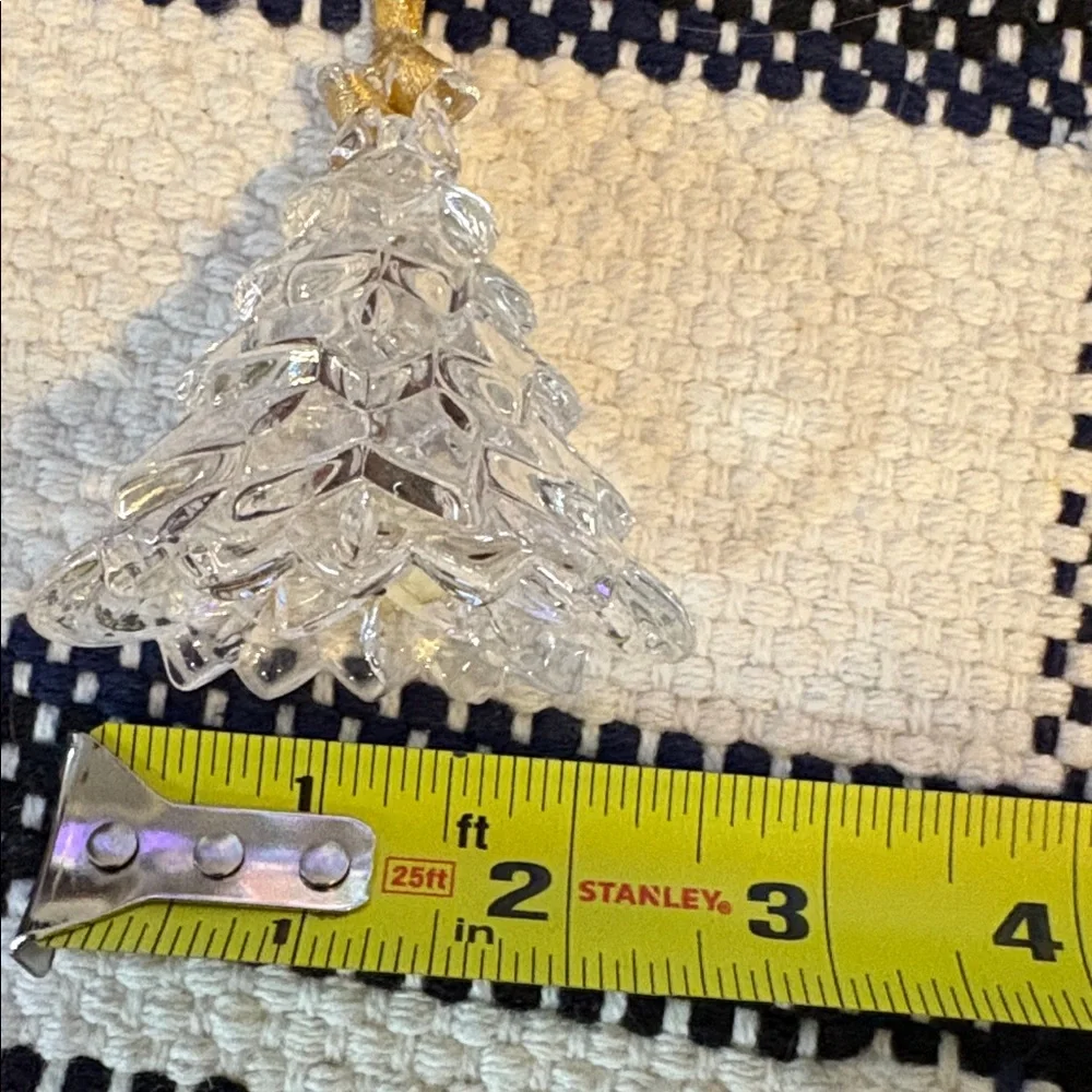 Vintage MIKASA Cut Crystal “Heavenly Music” Tree Bell Ornament